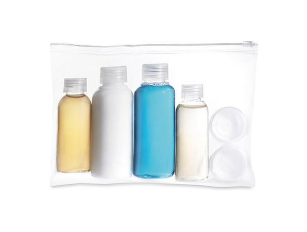neceser para personalizar con envases de viaje