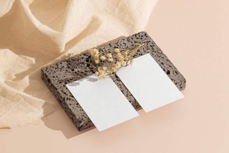 Papeles de piedra para merchandising