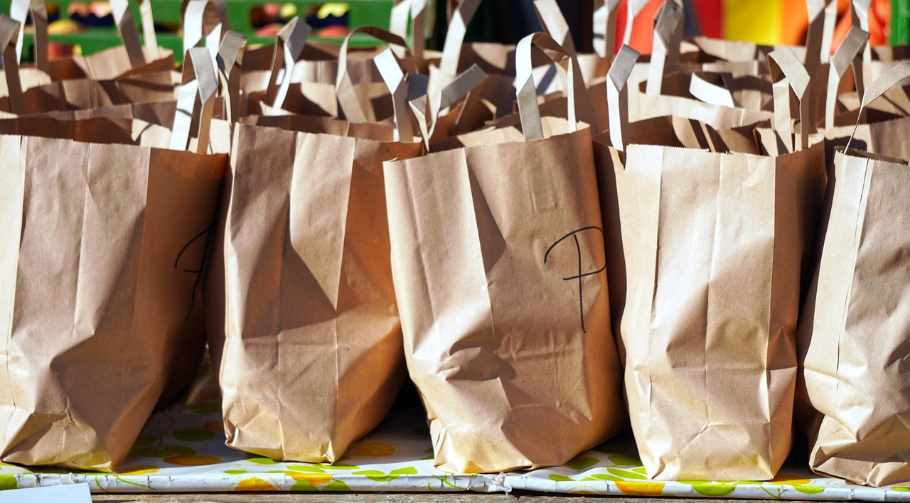 Como utilizar tus bolsas de papel.