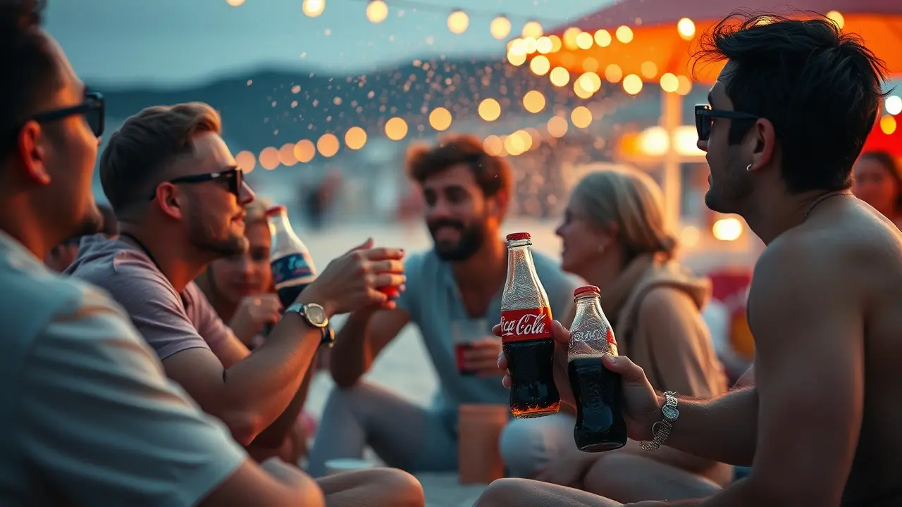 Coca-Cola como marca publicitaria.