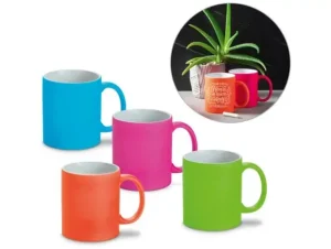 Tazas de cerámica con pizarra 