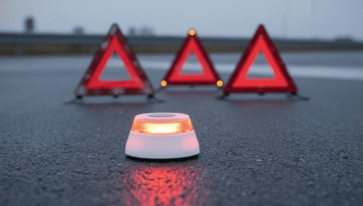 Post luz de emergencia V16 homologada