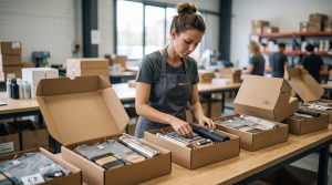 Preparación de welcome packs personalizados para empleados