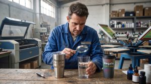 Comparación de técnicas de personalización para vasos de empresa