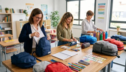 Material escolar personalizado para centros educativos