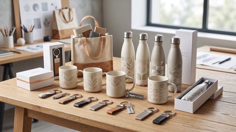 Colección de productos promocionales diseñada para reforzar el recuerdo de marca