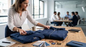 Comparación entre sudadera básica y sudadera con cremallera personalizada