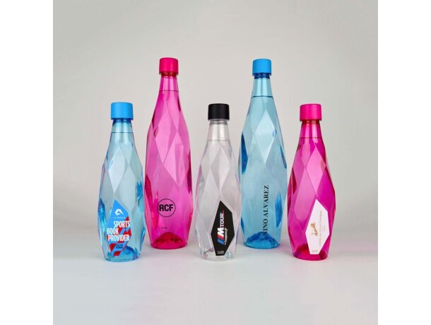 Botella De Agua De Plástico De Colores Personalizada detalle 2