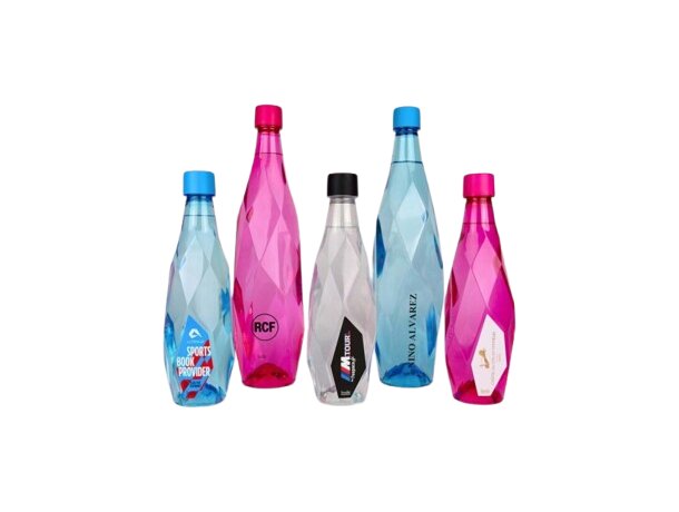 Botella De Agua De Plástico De Colores Personalizada detalle 1