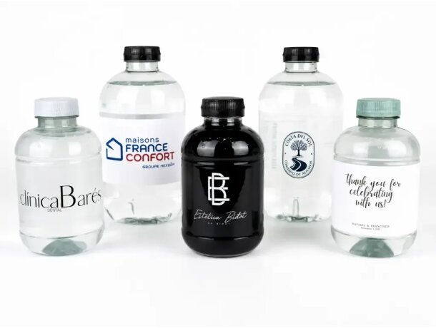 Botella Karsaut 25cl o 50cl Transparente Personalizadas Etiqueta detalle 1