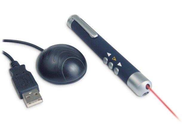Puntero láser con control remoto personalizado azul Puntero láser con control remoto personalizado azul