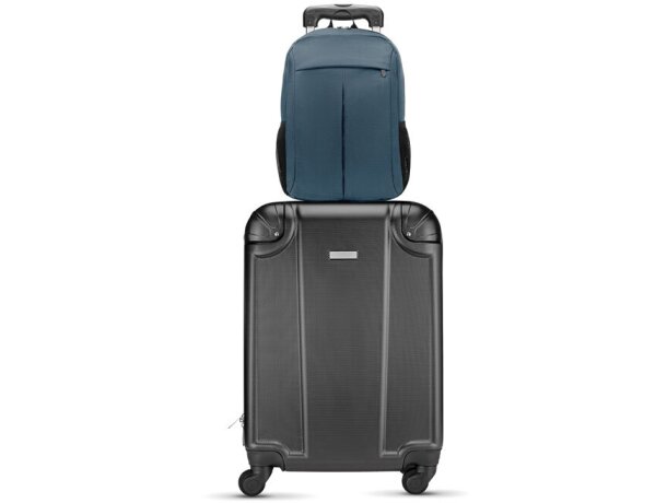 Mochila para portátil promocional de compartimento para tablet plástico Azul detalle 3