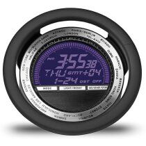 Reloj de sobremesa de diseño personalizado negro Reloj de sobremesa de diseño personalizado negro