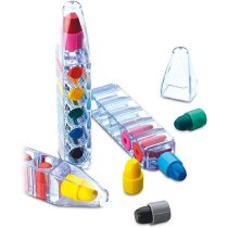 Set 6 ceras Magic multicolor caja transparente