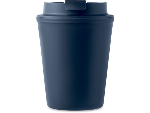 Vasos de plástico con tapa de pp reciclado 300ml Tridus detalle 10