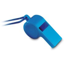 Silbato con cordón de seguridad personalizado azul