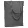 Bolsa de algodón asas largas orgánico 270 g/m2 Coco Gris oscuro
