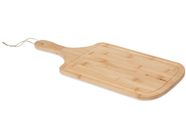 Tabla servir Diyu bambú con cuerda yute y diseño natural orgánico Madera detalle 5