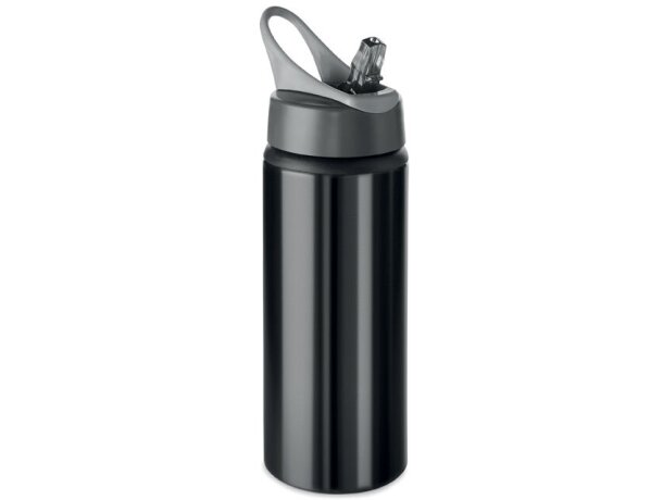 Botella aluminio 600 ml Atlanta Plateado mate detalle 4