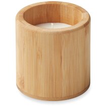 Vela Giza cera vegetal bambú fragancia vainilla