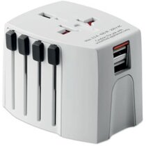 Adaptador universal multifunción de abs con USB skross