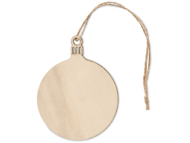 Colgante Baly redondo para merchandising Madera detalle 3