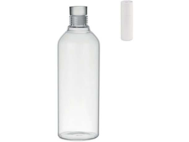 Botella de cristal corporativa Large Lou 1L borosilicato Violeta detalle 1