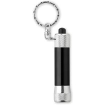 Llavero con linterna mini personalizado negro Llavero con linterna mini personalizado negro