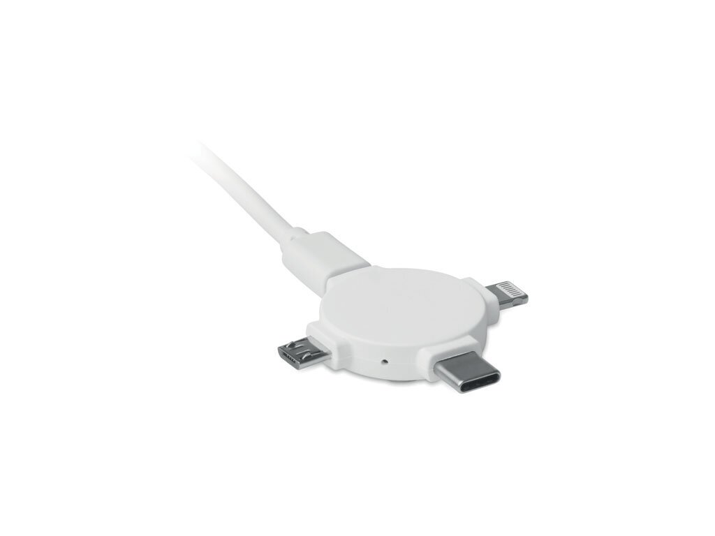 Cable Ligo carga triple conector USB tipo C micro Android