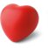 Antiestrés corazón blanco o rojo rojo