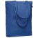 Bolsa de algodón asas largas orgánico 270 g/m2 Coco Azul real