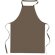 delantal de cocina en algodón beige