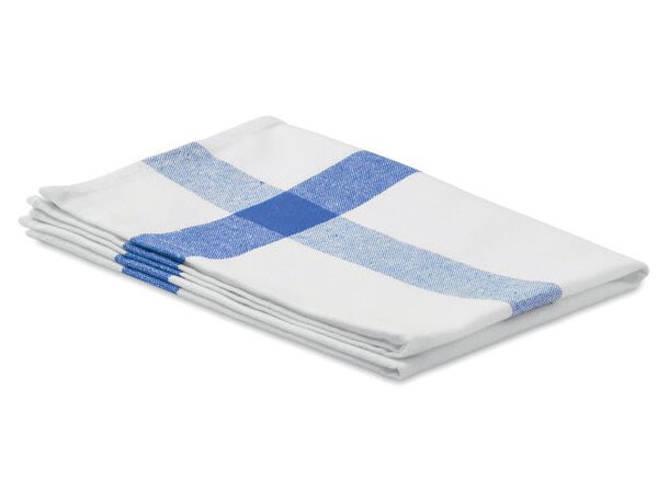 Paño publicitario Kitch polialgodón reciclado 40x45 azul Gris claro detalle 6