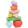 Juego de habilidad de rocas de madera de colores variados Beige detalle 3