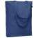 Bolsa de algodón asas largas orgánico 270 g/m2 Coco Azul
