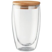 Vaso cristal doble capa 450 ml Tirana Large personalizada