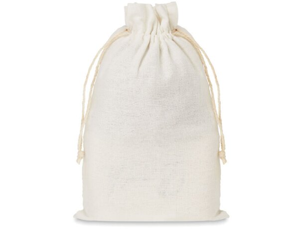 Set de baño en bolsa jute Cuida Set Beige detalle 2