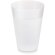 Vasos de plástico polipropileno reutilizable 300ml Blanco transparente detalle 2