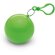 poncho en bolsa con mosqueton personalizada verde lima