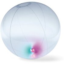 Pelota de playa inflable color liso grabada violeta Pelota de playa inflable color liso grabada violeta