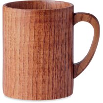 Taza roble 280ml acabado natural veta auténtica