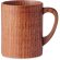 Taza roble 280ml acabado natural veta auténtica