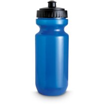 Botella de plástico básica para deporte personalizada azul transparente Botella de plástico básica para deporte personalizada azul transparente