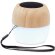 Altavoz bluetooth en original con luz ambiental Toppo Madera detalle 1