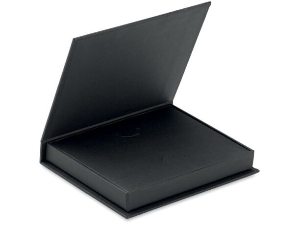 Estuche Hako con cierre magnético para tarjetas en kraft negro Beige detalle 13