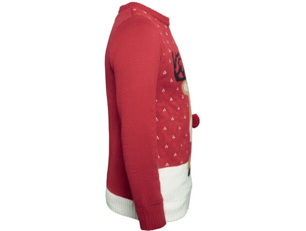 Jersey de Navidad S/M Shimas Rojo detalle 5