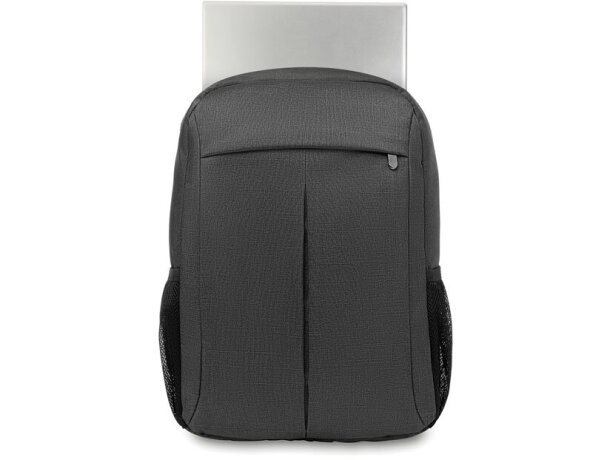 Mochila para portátil promocional de compartimento para tablet plástico Gris claro detalle 8