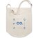 Bolsa bandolera canvas 270 gr Bimba Beige detalle 4