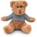 Peluche oso con sudadera Johnny Gris