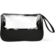 Neceser moderno con ventana transparente personalizado negro Neceser moderno con ventana transparente personalizado negro